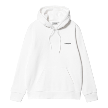 Carhartt WIP Hooded Sweatshirt Script White / Black